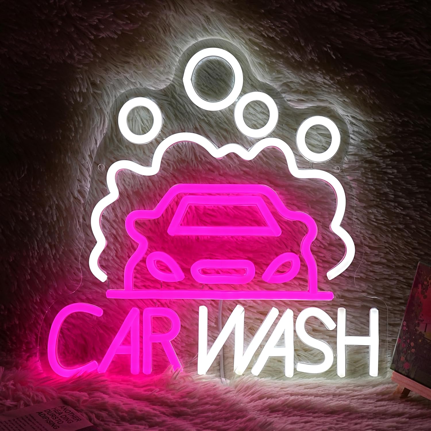 Auto Repair Shop Signs - Светодиодная неоновая вывеска-седан для автомойки, неоновая