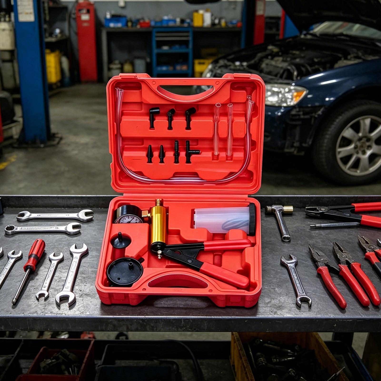 Набор для прокачки тормозов ав – обзор и цена Brake Bleeder Kit