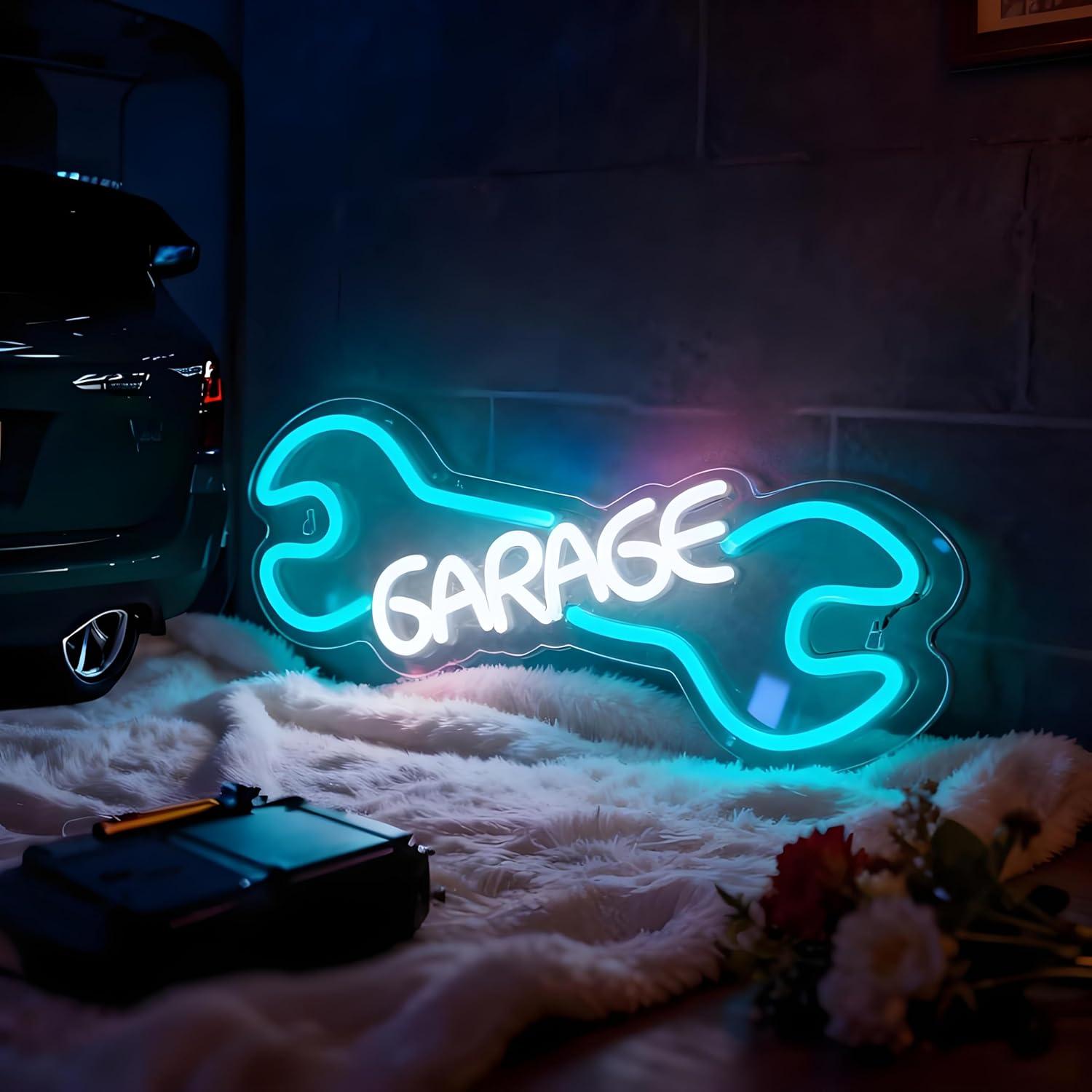 Неоновая вывеска для гаража с  – обзор и цена Auto Repair Shop Signs