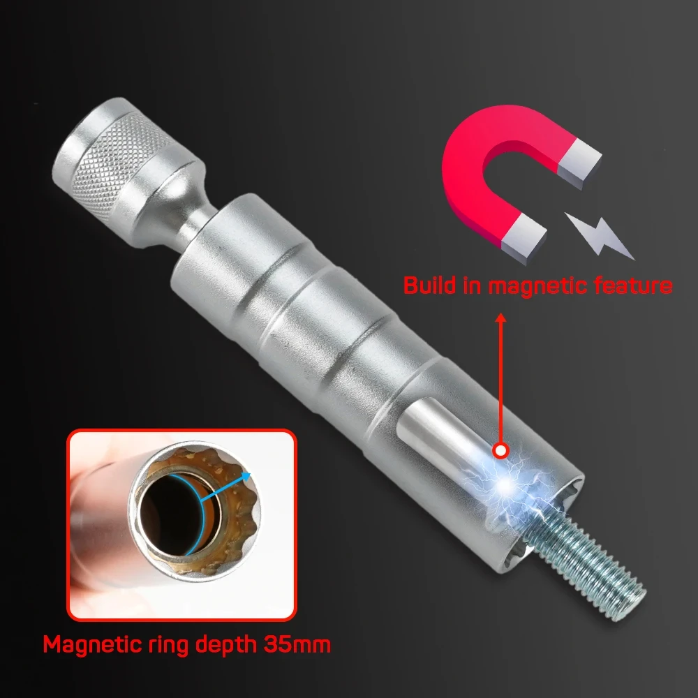16 мм с магнитными тонкостенны – обзор и цена Spark Plug Socket Set