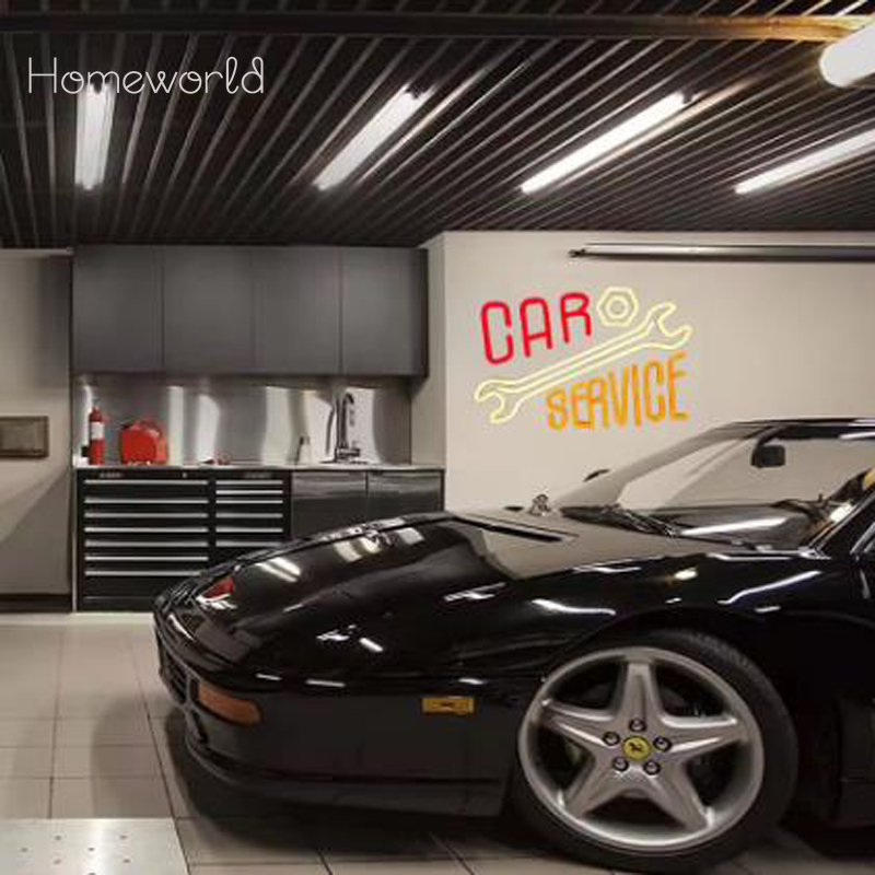 Неоновая вывеска для обслужива – обзор и цена Auto Repair Shop Signs