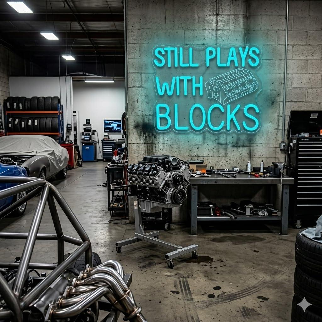 Неоновая вывеска «Двигатель» с – обзор и цена Auto Repair Shop Signs