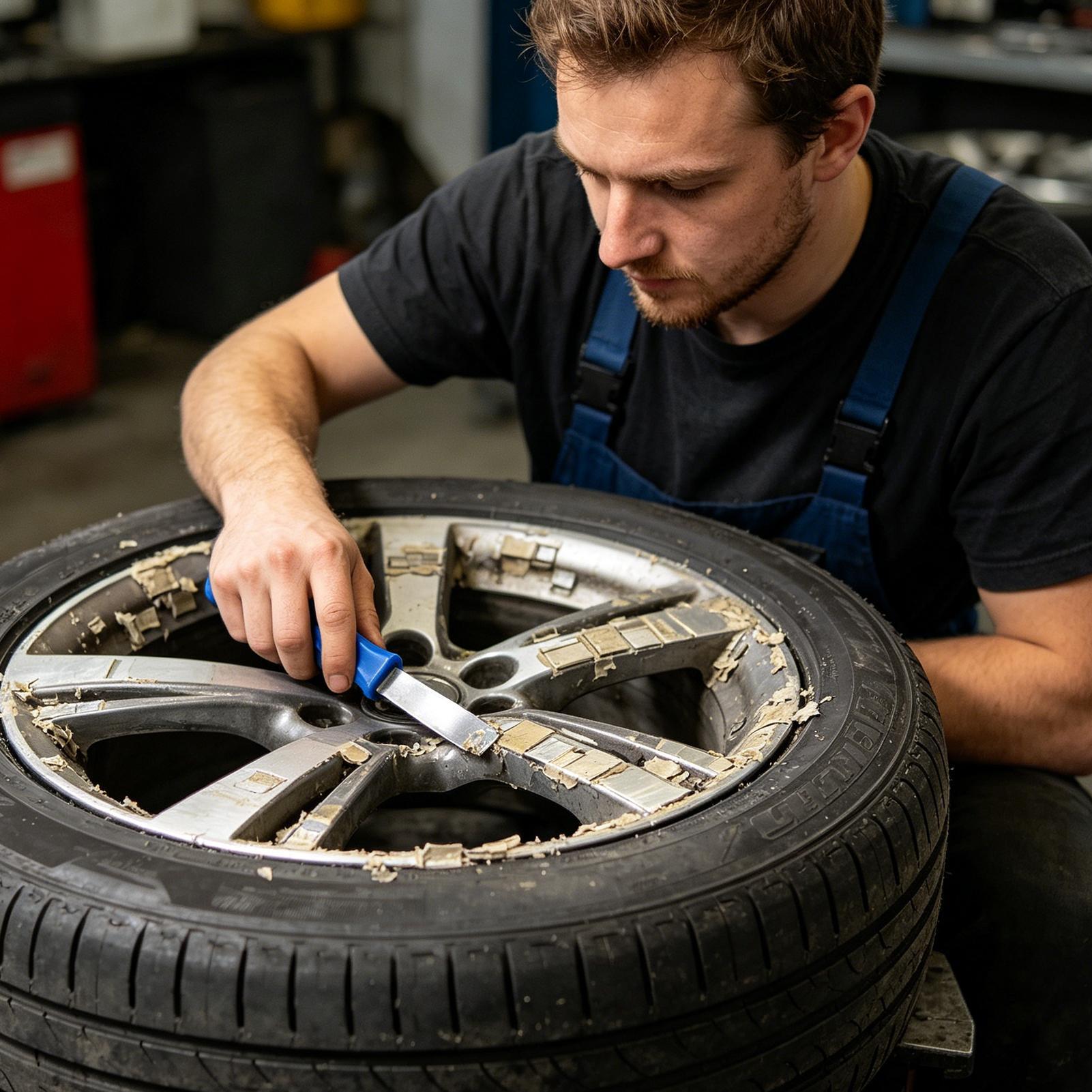 Металлический скребок для снят – обзор и цена Tire Balance Machine