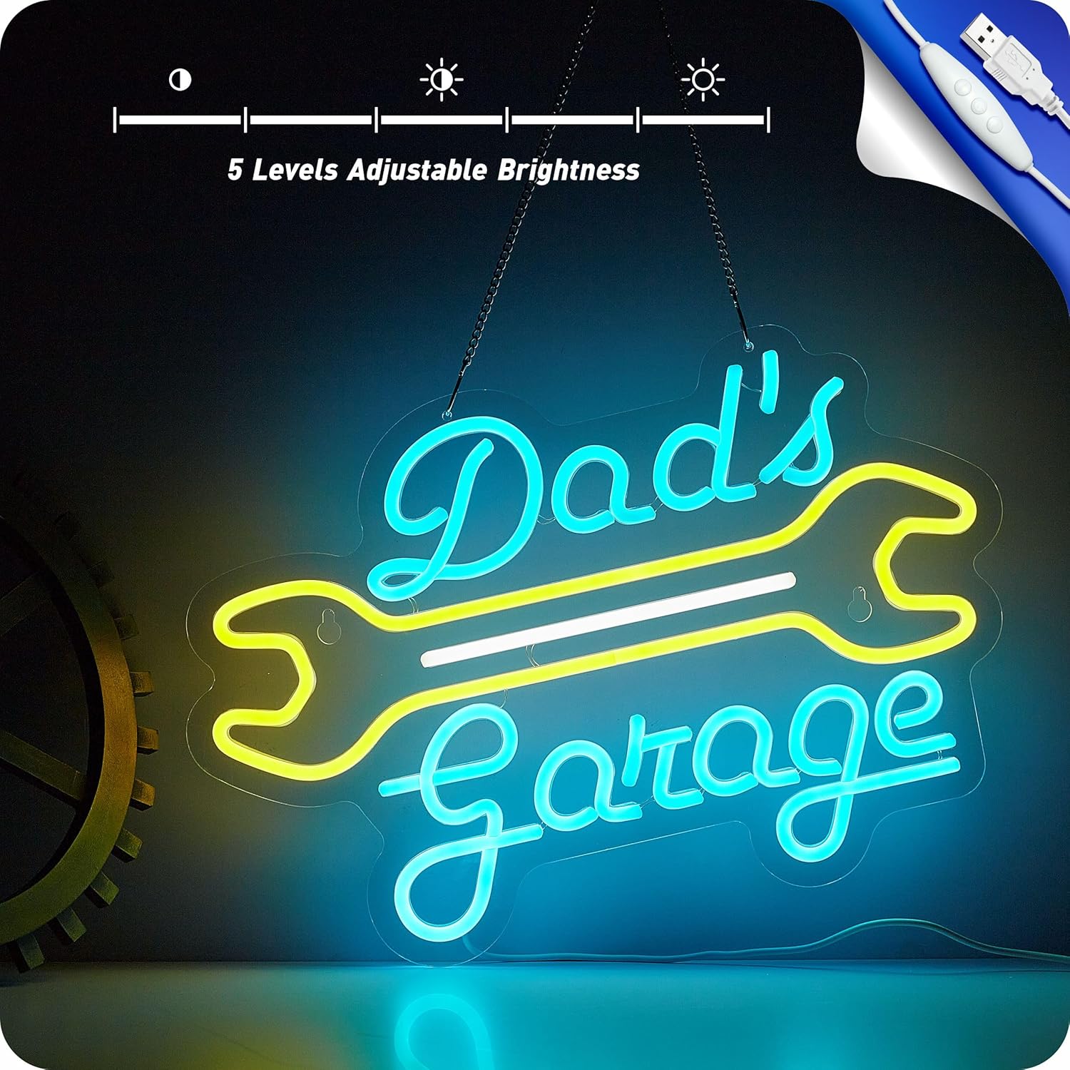 Неоновая вывеска для гаража, д – обзор и цена Auto Repair Shop Signs